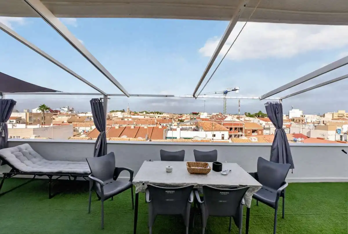 Terraza de Ático en venta en San Pedro del Pinatar con Terraza, Trastero y Amueblado