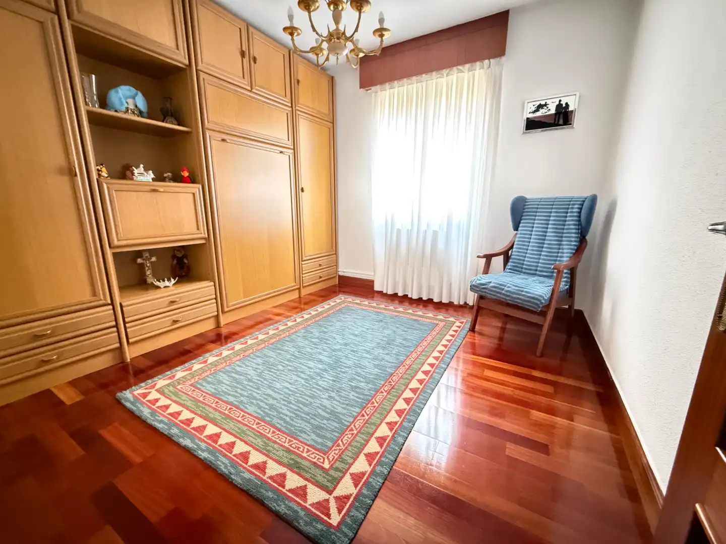 Bedroom of Flat for sale in Bilbao   with Heating, Terrace and Furnished