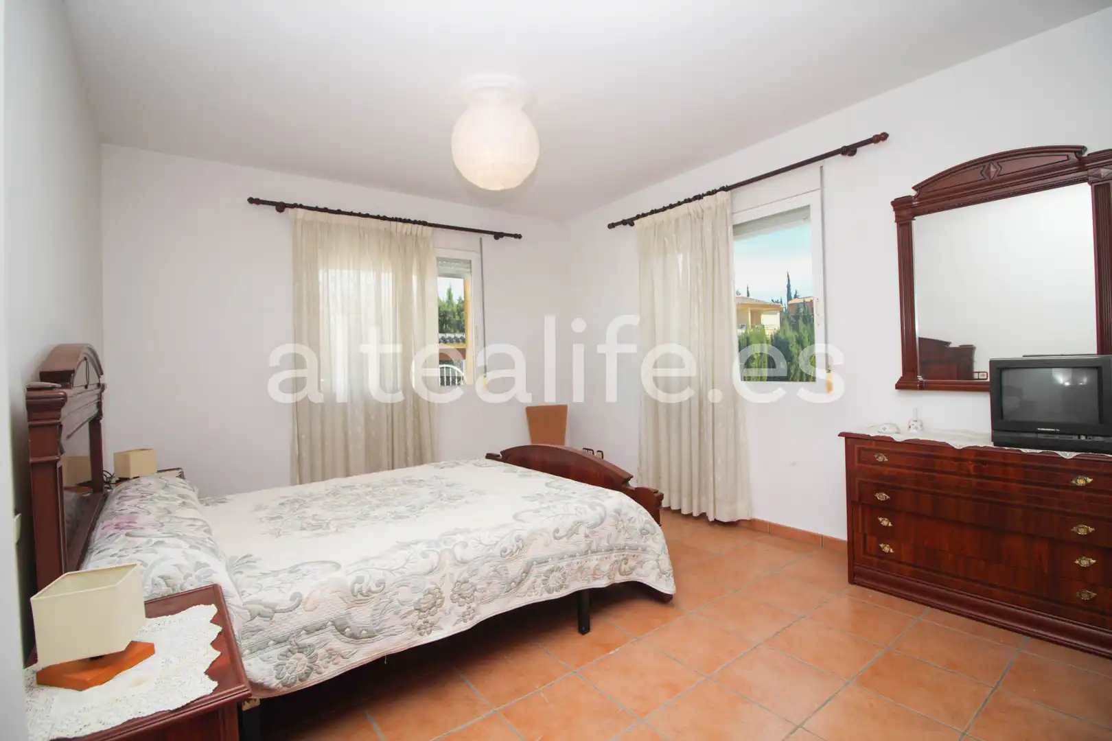 Schlafzimmer von Haus oder Chalet zum Verkauf in La Nucia mit Privatgarten, Terrasse und Abstellraum