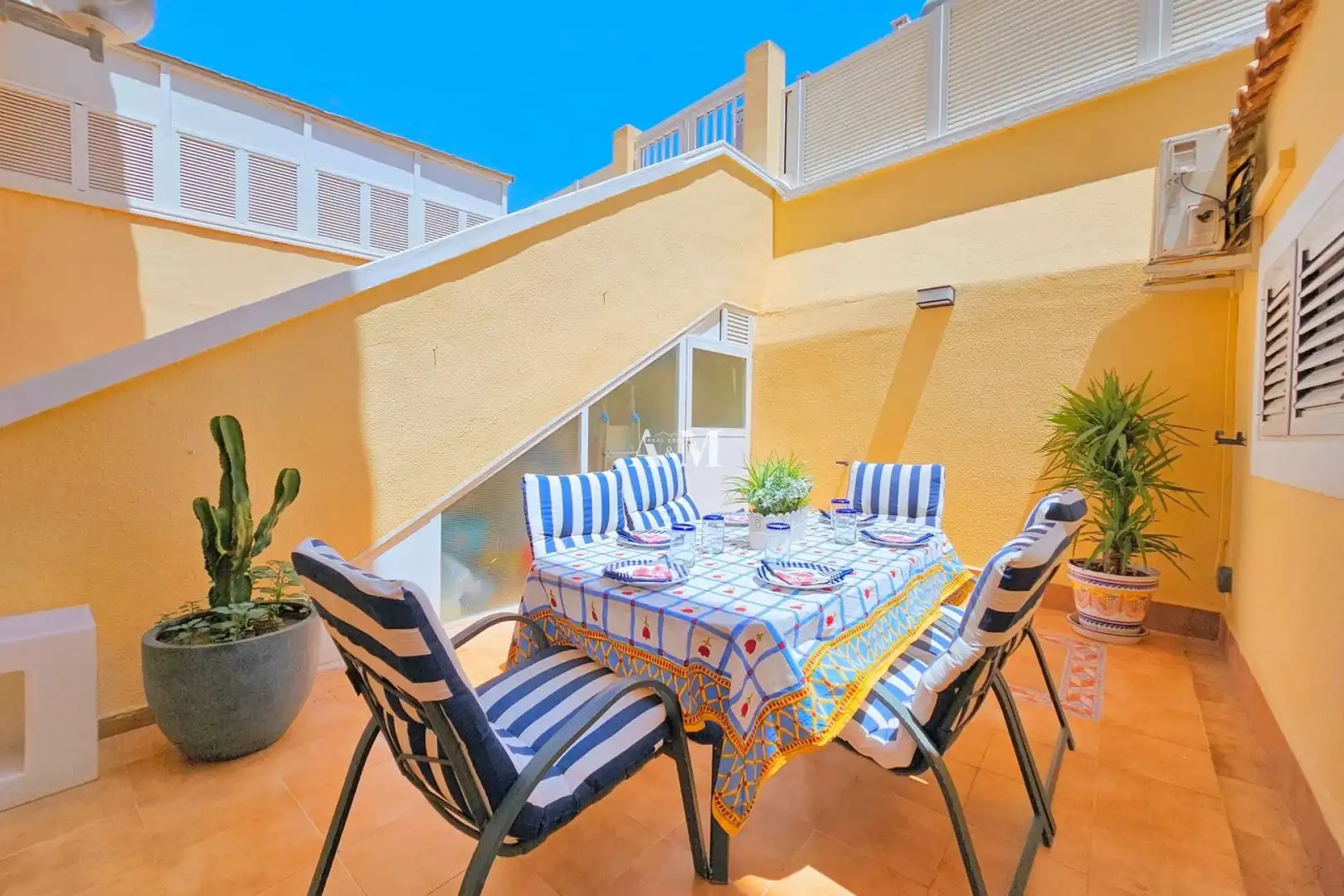 Terrace of Detached homes for rent in La Manga del Mar Menor  with Air Conditioner, Heating and Terrace