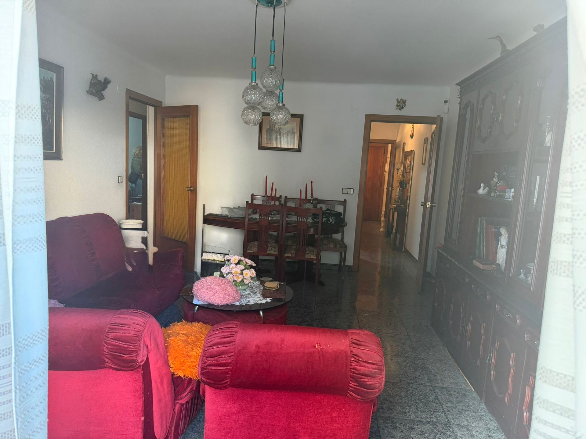 Sala d'estar de Pis en venda en Granollers amb Calefacció, Moblat i Forn