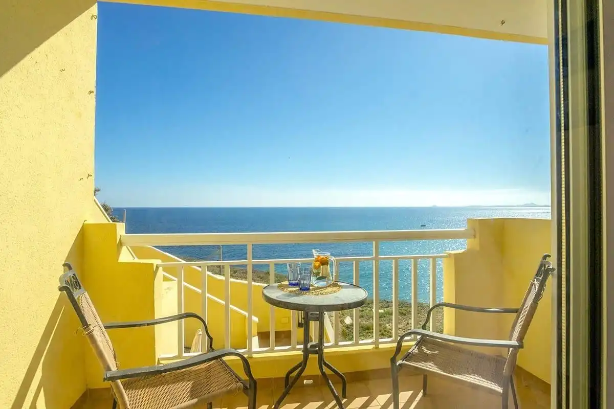Terrasse von Maisonette zum Verkauf in Orihuela mit Klimaanlage, Privatgarten und Terrasse