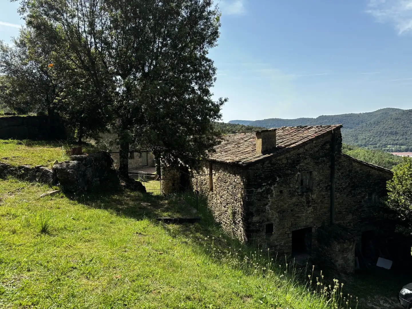 Exterior view of Country homes for sale in Sant Aniol de Finestres  with Terrace and Swimming Pool