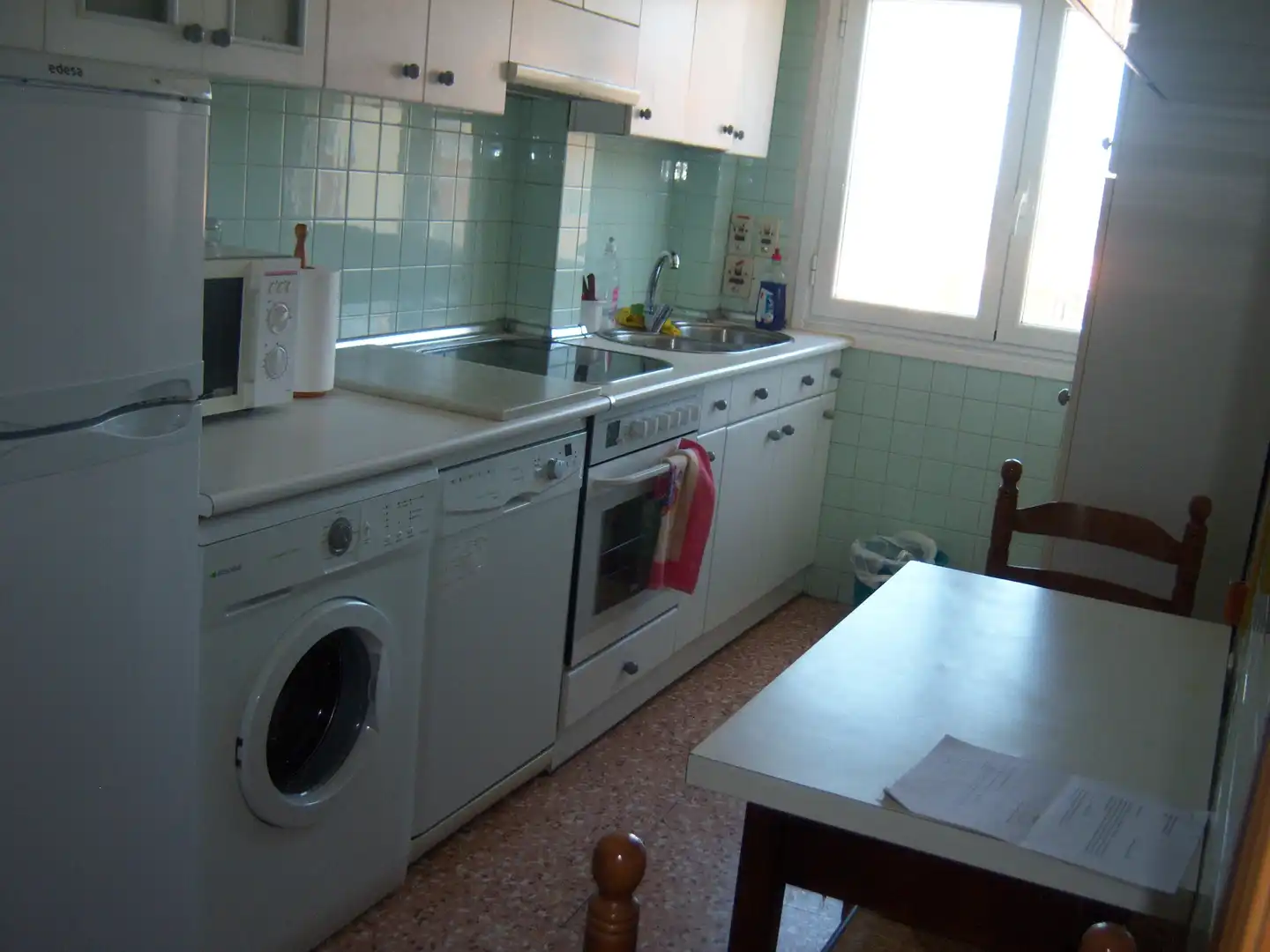 Cocina de Piso de alquiler en Soria Capital  con Calefacción, Amueblado y Lavadora