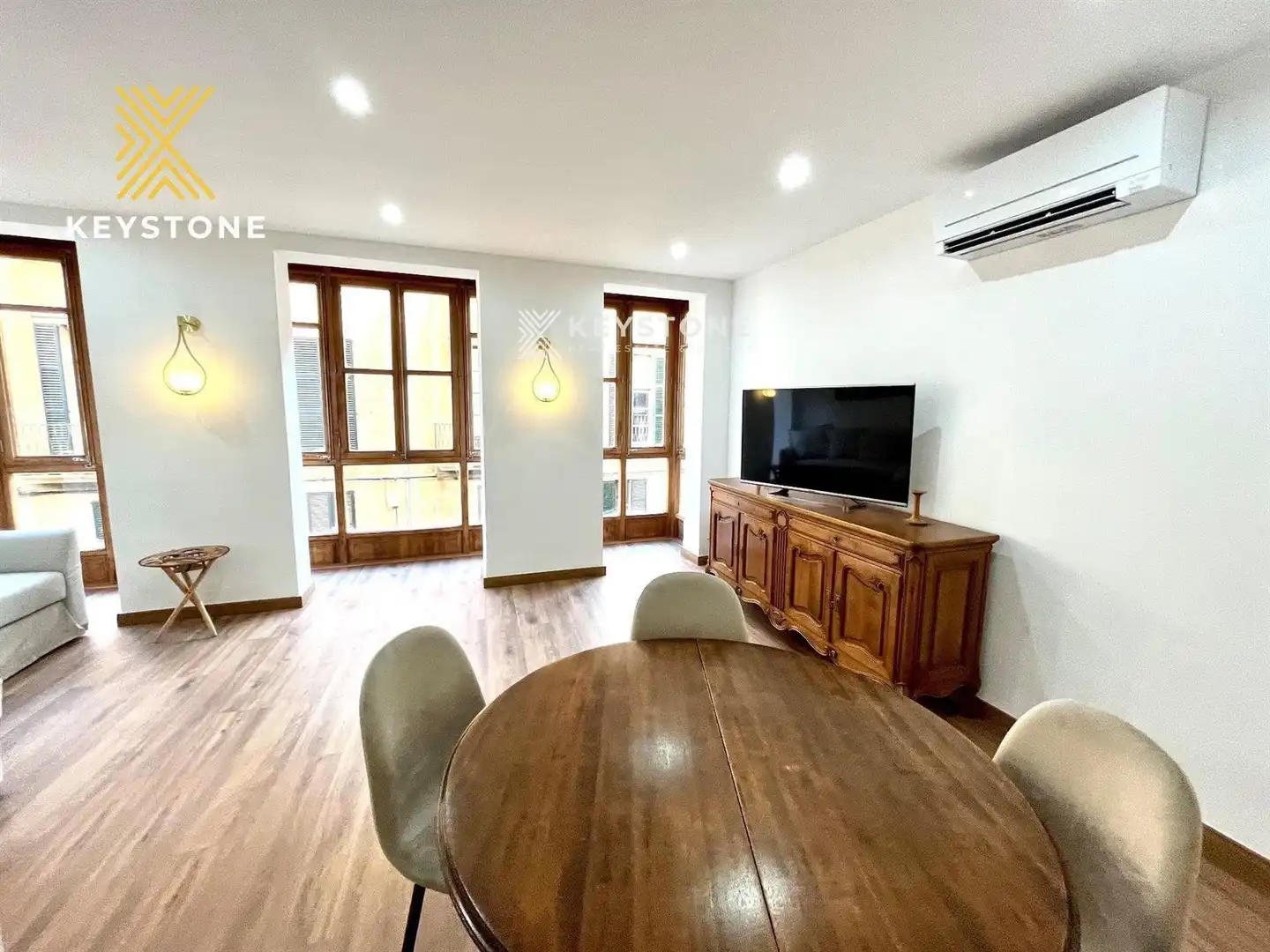 Sala d'estar de Pis per a compartir en  Palma de Mallorca amb Aire condicionat, Calefacció i Terrassa