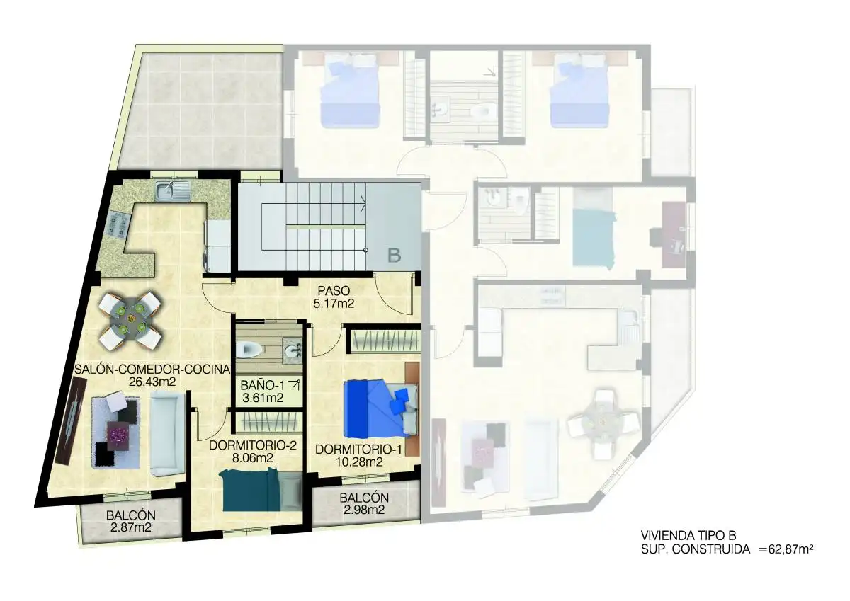 Appartement à vendre à C. San Isidro, imagen 4