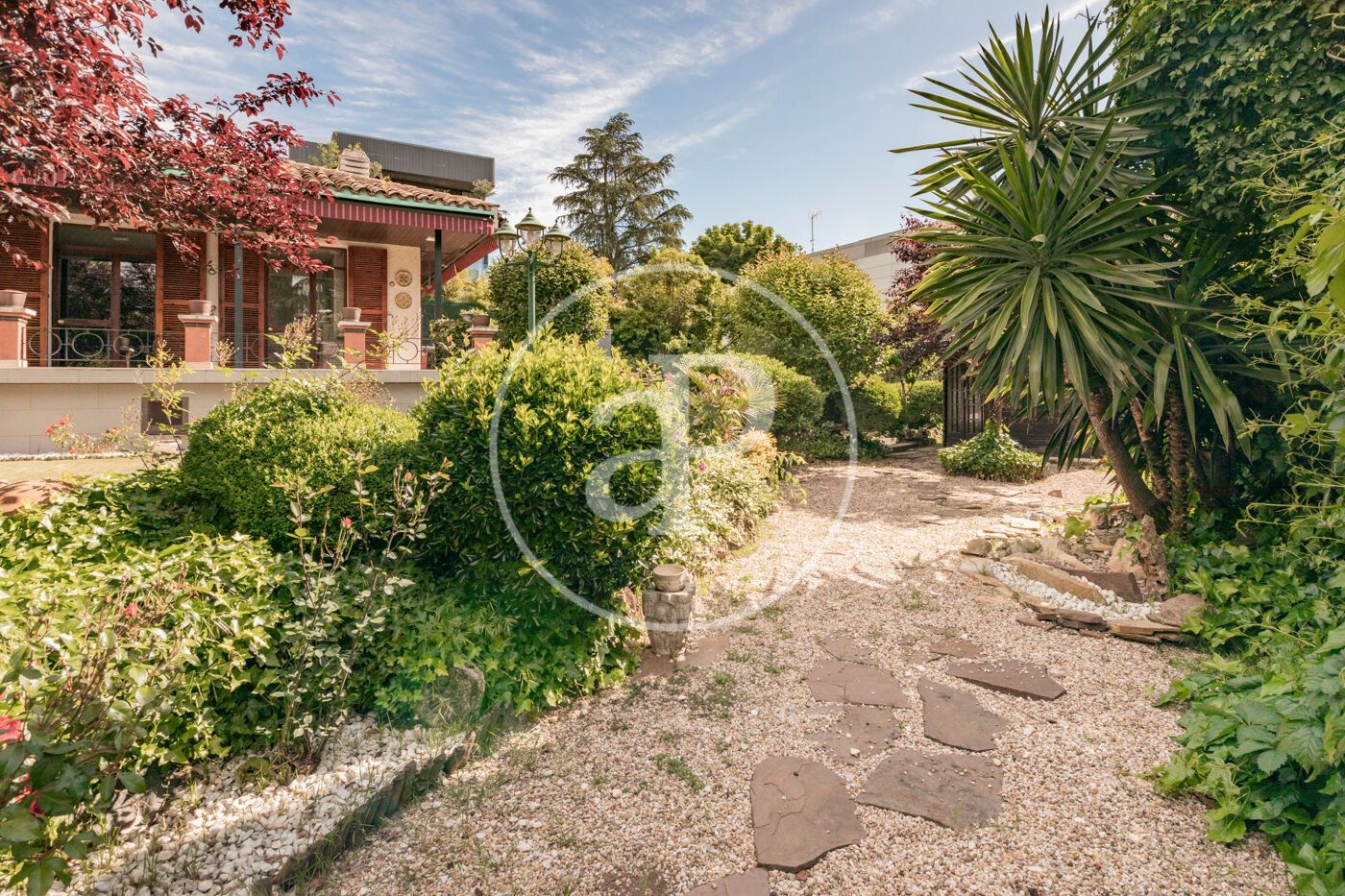 Vista exterior de Casa o xalet de lloguer en  Madrid Capital amb Aire condicionat, Calefacció i Jardí privat