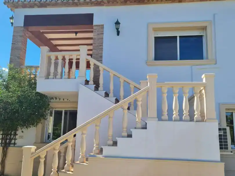 Terraza de Finca rústica en venta en Pedreguer con Aire acondicionado, Jardín privado y Balcón
