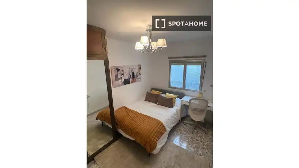 Habitación de Piso de alquiler en Málaga con Aire acondicionado, Calefacción y Amueblado