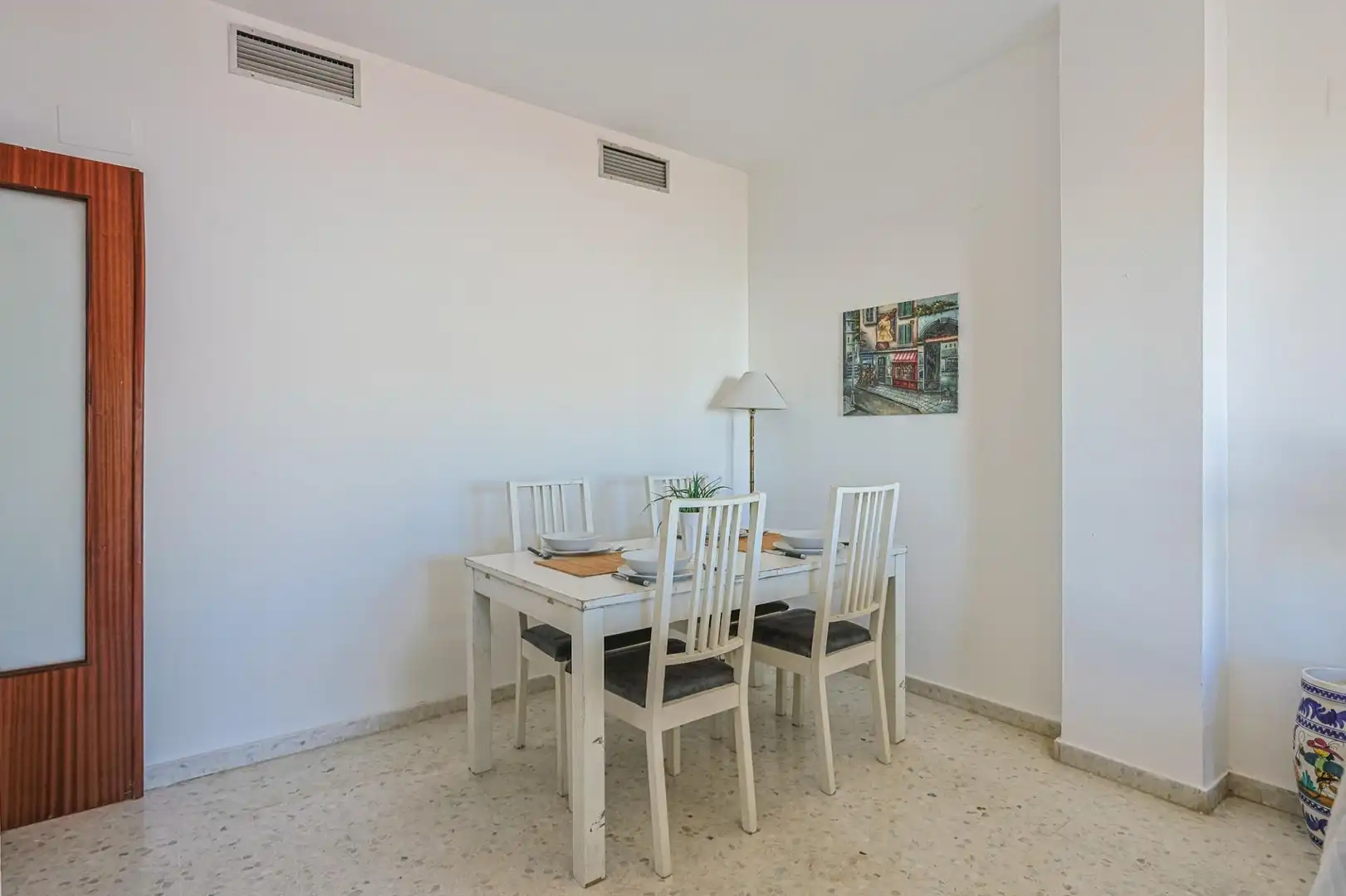 Dining room of Flat for sale in Sevilla  with Air Conditioner and Furnished