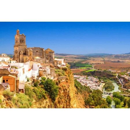 Vista exterior de Casa o xalet en venda en Arcos de la Frontera amb Aire condicionat, Calefacció i Jardí privat