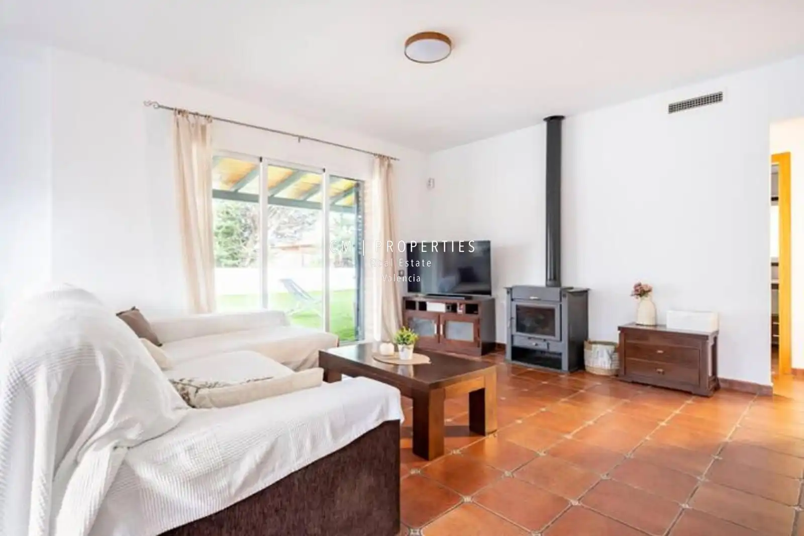 Living room of Houses for rent in Riba-roja de Túria  with Air Conditioner, Heating and Terrace
