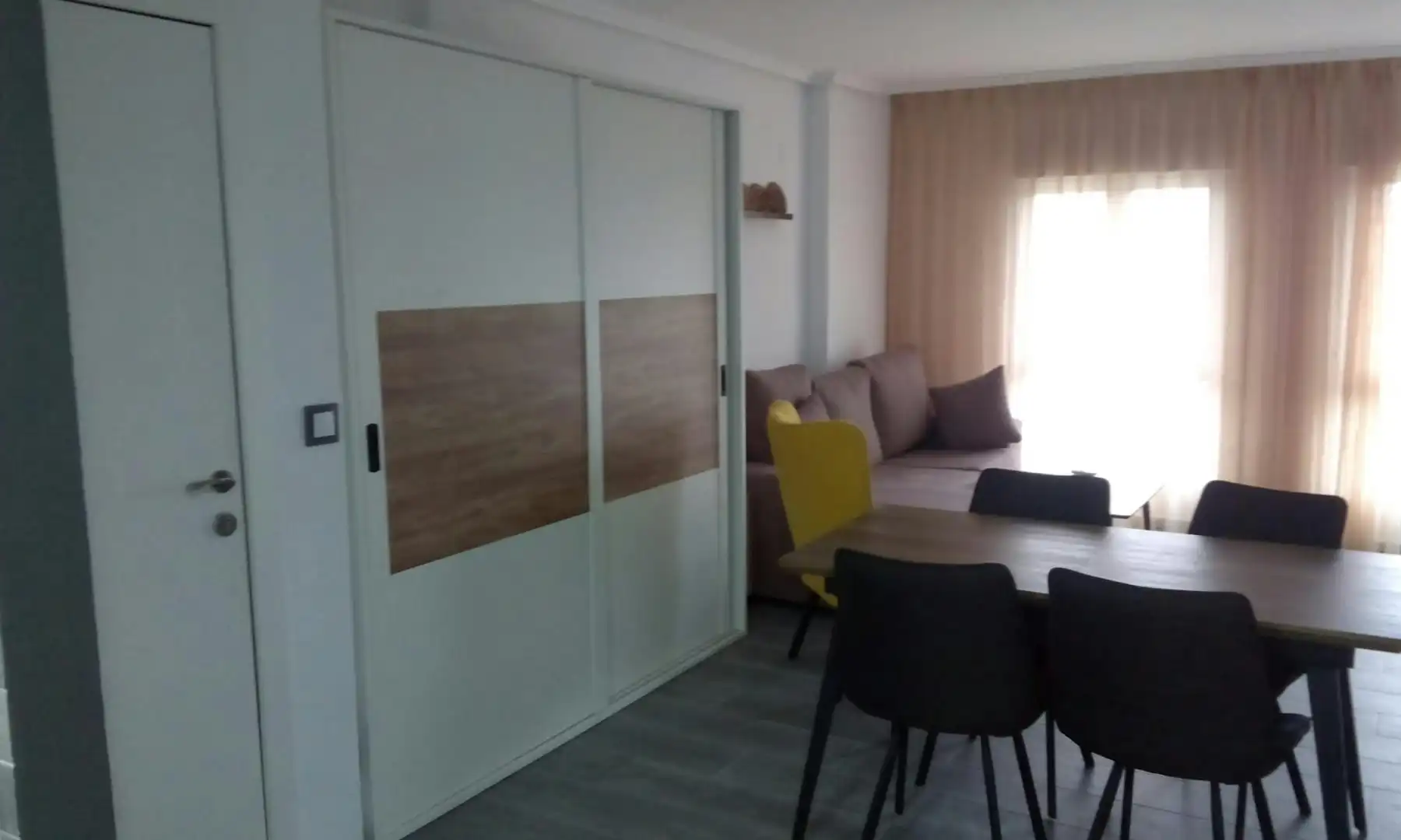 Sala de estar de Piso para compartir en Valencia con Aire acondicionado, Amueblado y Lavadora