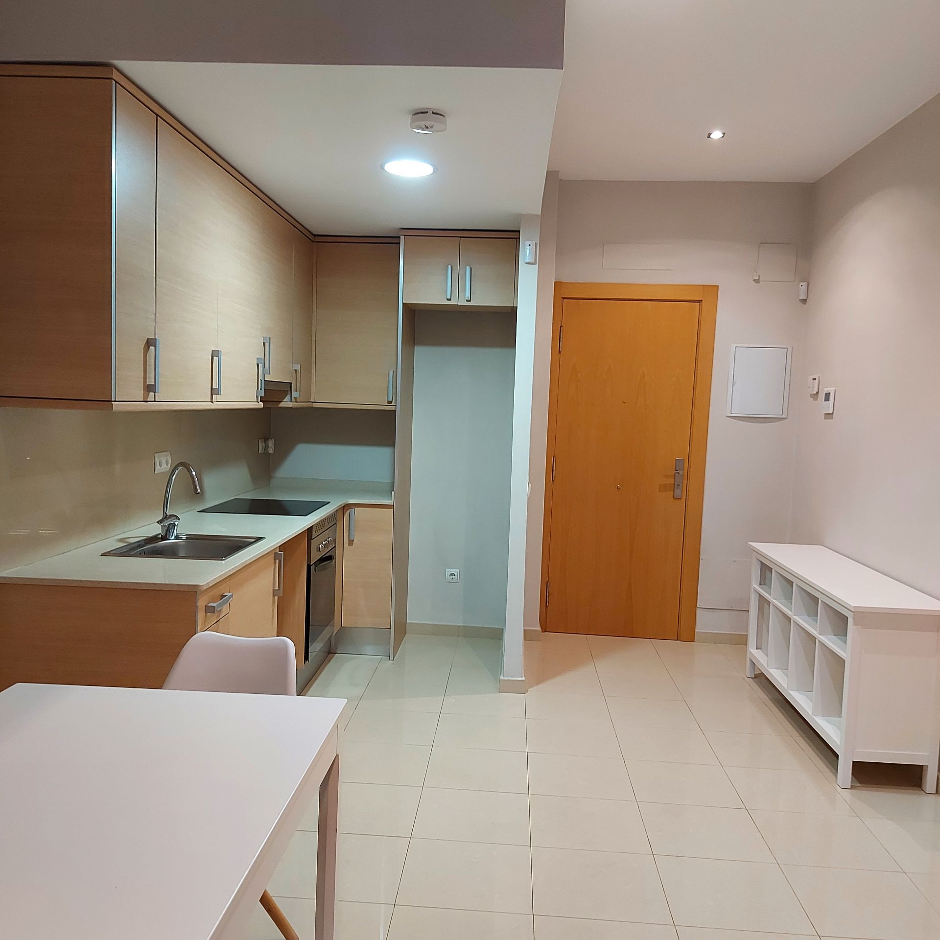 Küche von Erdgeschoss zur Miete in Terrassa mit Heizung, Parkett und Terrasse