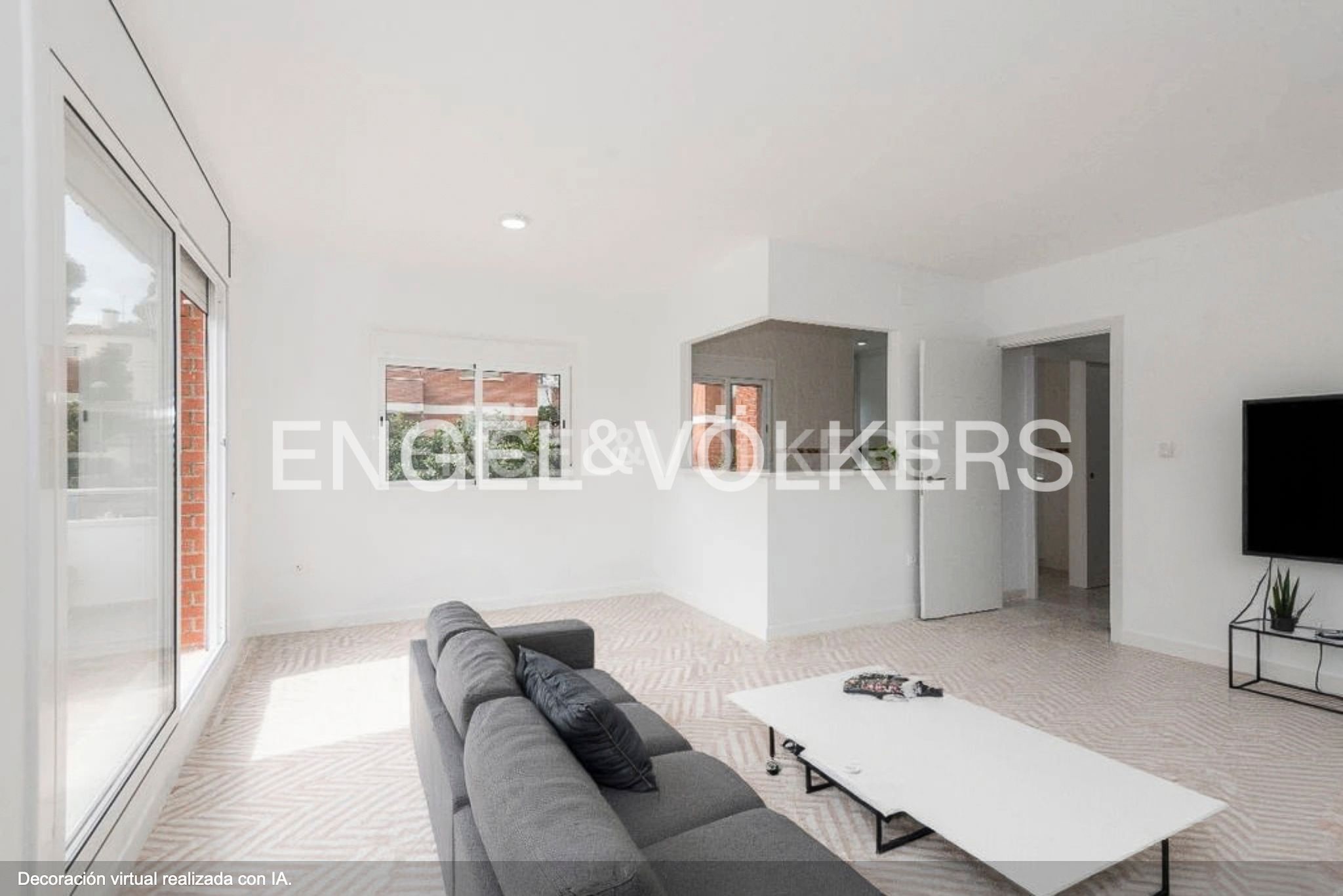 Sala d'estar de Casa o xalet en venda en Cunit amb Calefacció, Jardí privat i Terrassa