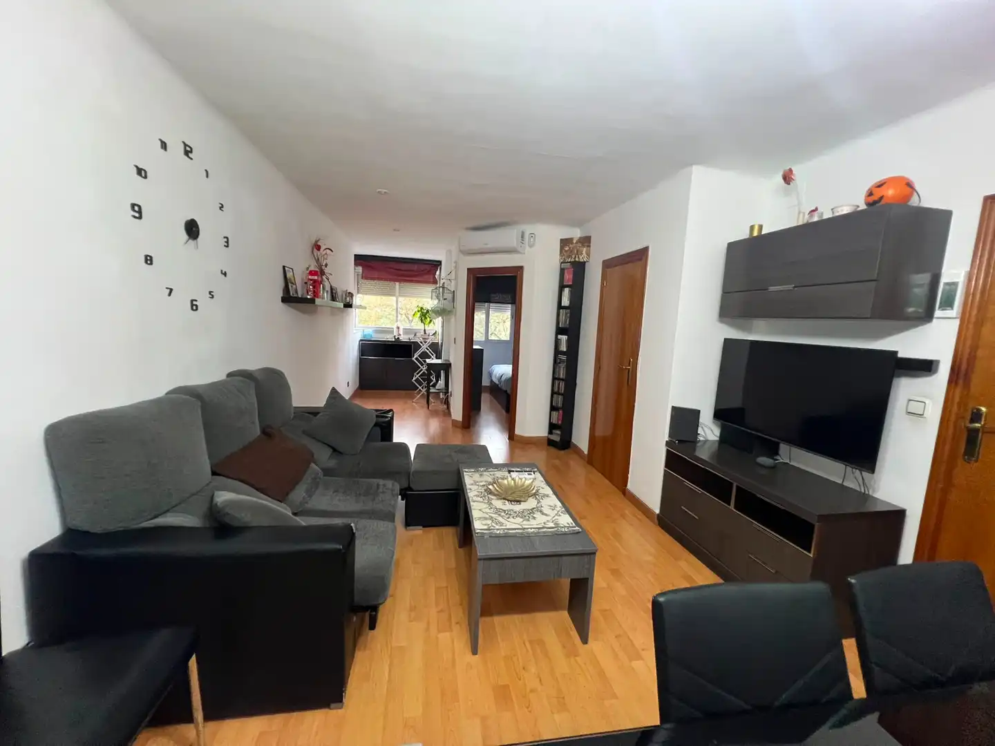 Sala de estar de Piso en venta en Badalona con Aire acondicionado y Alarma