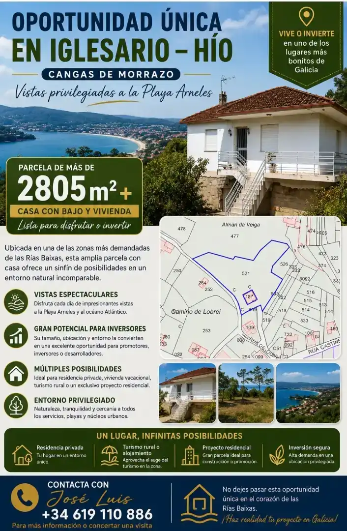Casa o xalet en venda en Cangas 