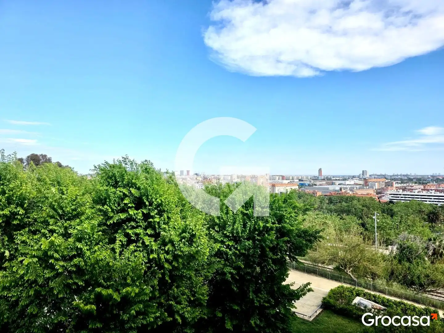 Exterior view of Flat for sale in Cornellà de Llobregat  with Air Conditioner, Heating and Oven