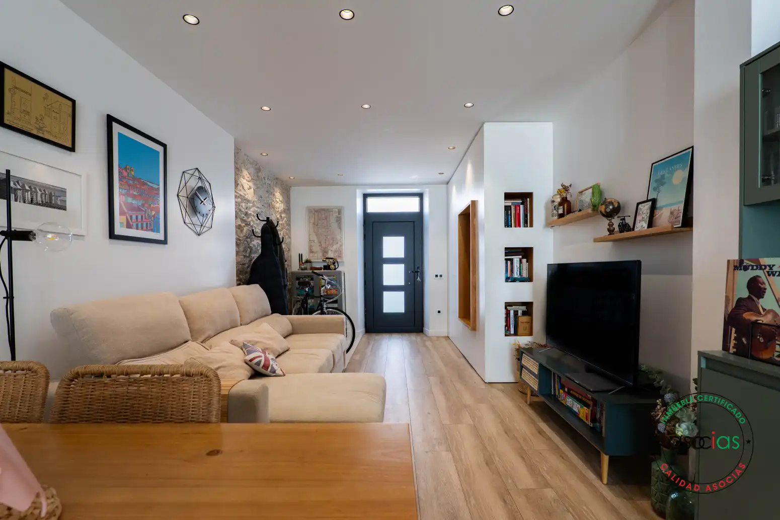 Sala de estar de Piso en venta en Gijón  con Calefacción, Terraza y Trastero