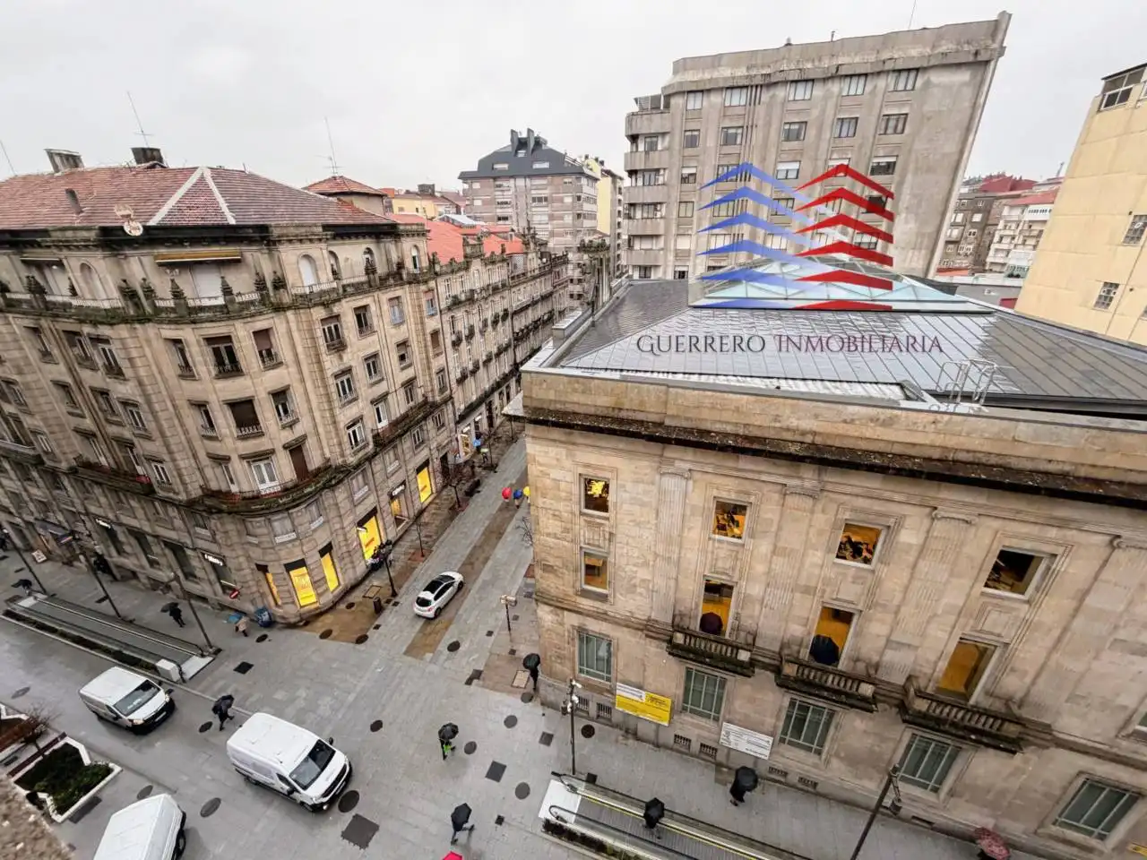 Vista exterior de Pis de lloguer en Ourense Capital  amb Calefacció i Parquet
