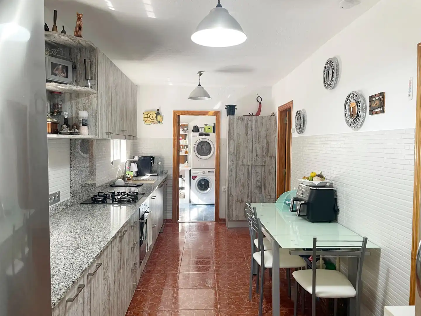 Cuina de Finca rústica en venda en Peñíscola / Peníscola amb Calefacció, Jardí privat i Terrassa