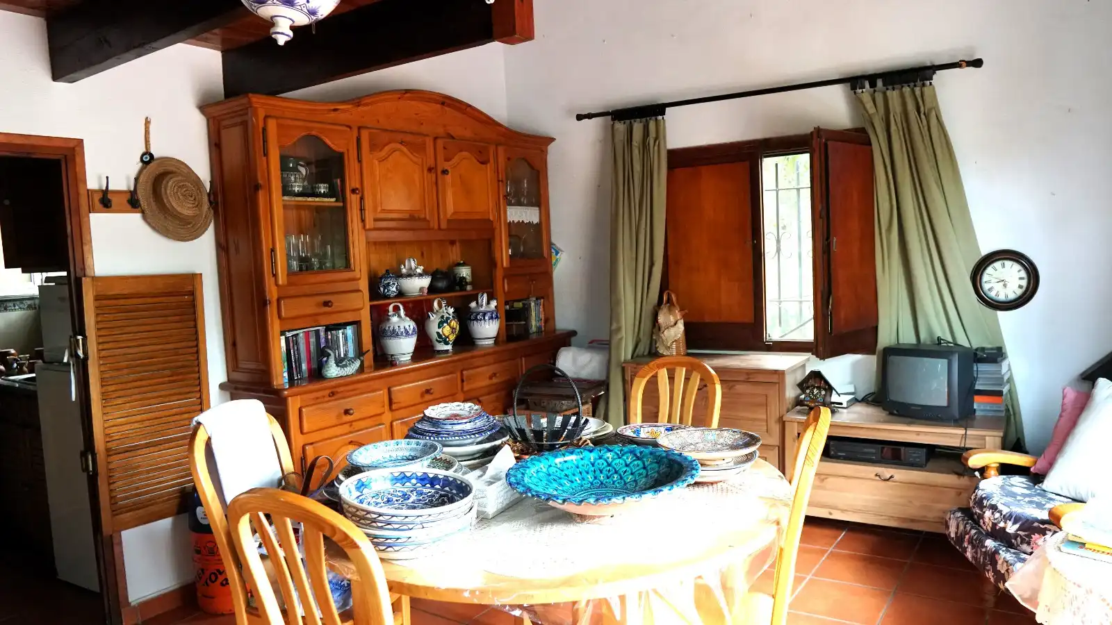Menjador de Casa o xalet en venda en Lloret de Mar amb Jardí privat