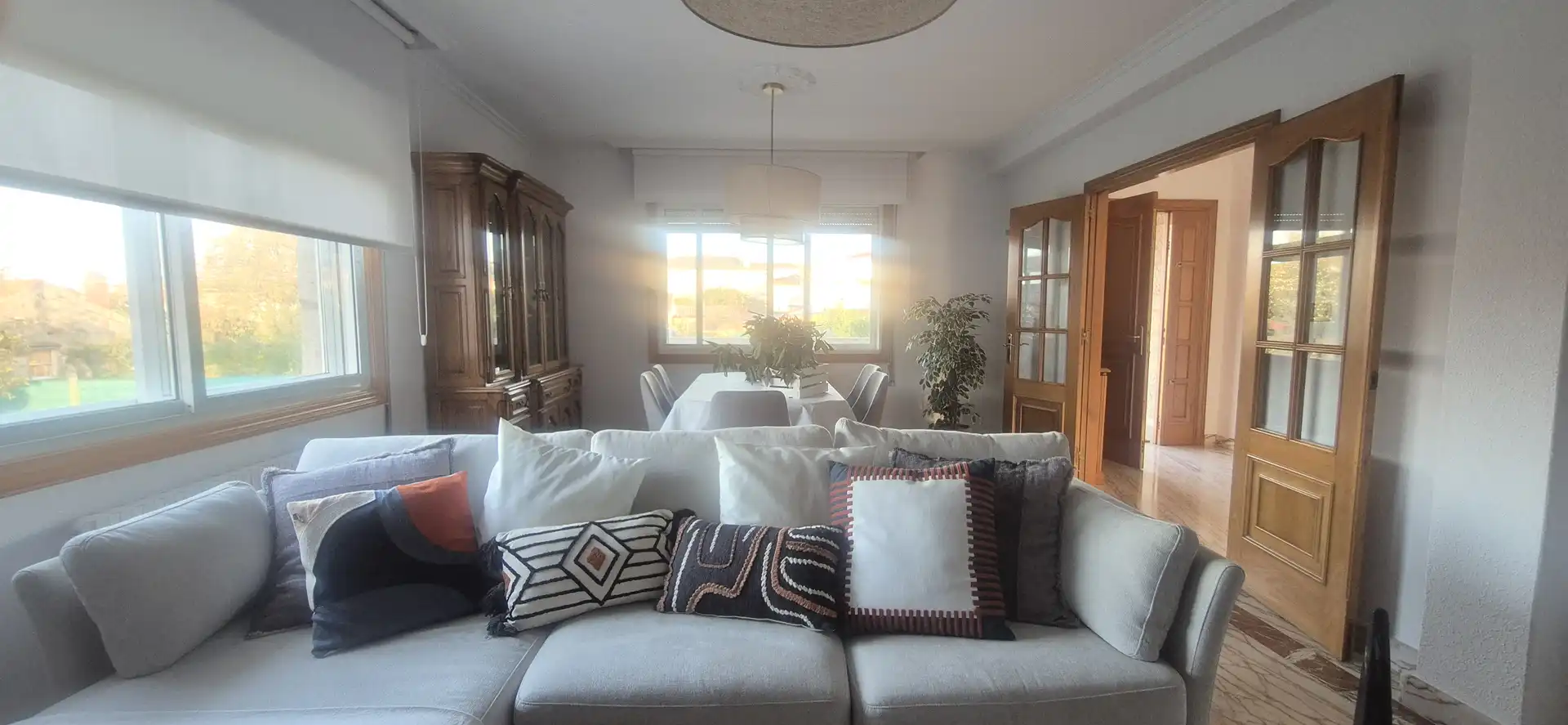 Living room of Houses for sale in Vigo   with Heating, Private garden and Terrace