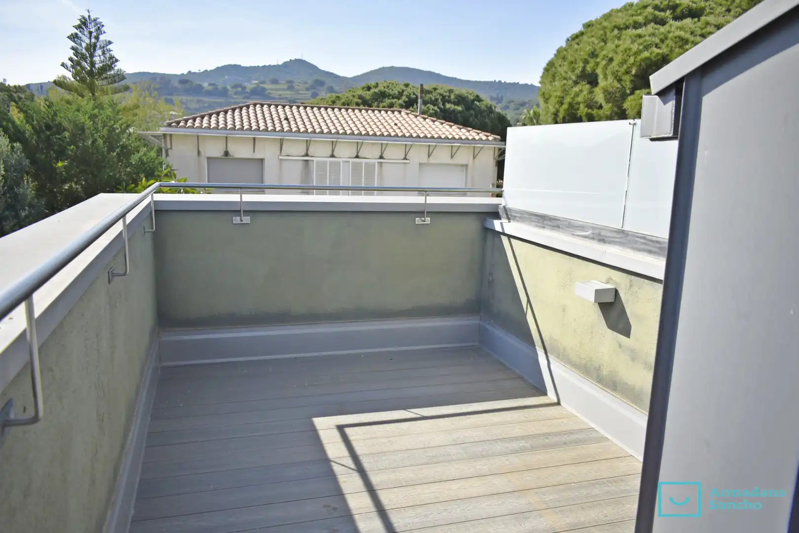 Terrace of Duplexes for rent in Tiana  with Air Conditioner, Parquet flooring and Terrace