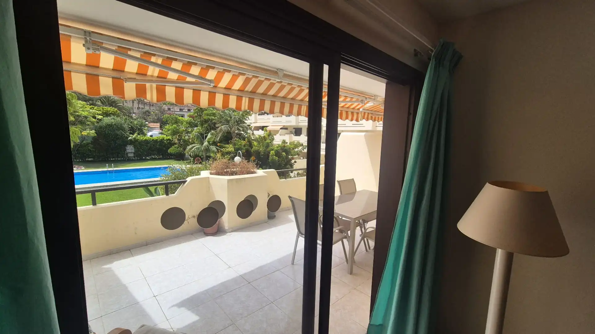 Terrasse von Wohnungen zur Miete in Puerto de la Cruz mit Terrasse, Möbliert und Ofen