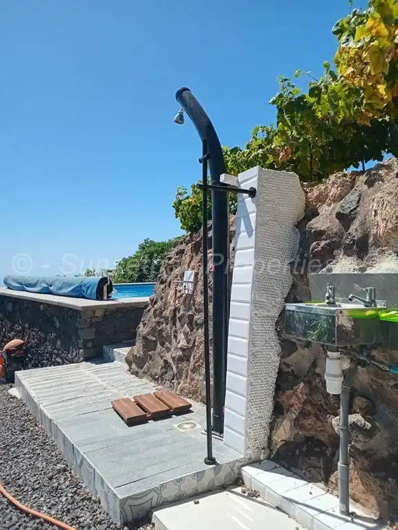 Vista exterior de Finca rústica en venta en Granadilla de Abona con Jardín privado, Terraza y Piscina
