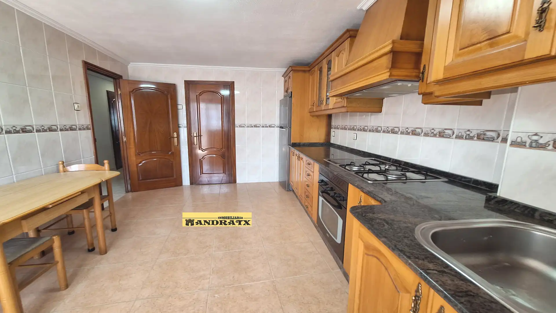 Küche von Wohnung zum Verkauf in Ferrol mit Heizung, Möbliert und Balkon