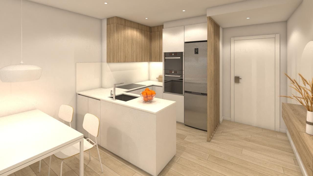 Kitchen of Flat for sale in  Lleida Capital  with Air Conditioner, Heating and Balcony