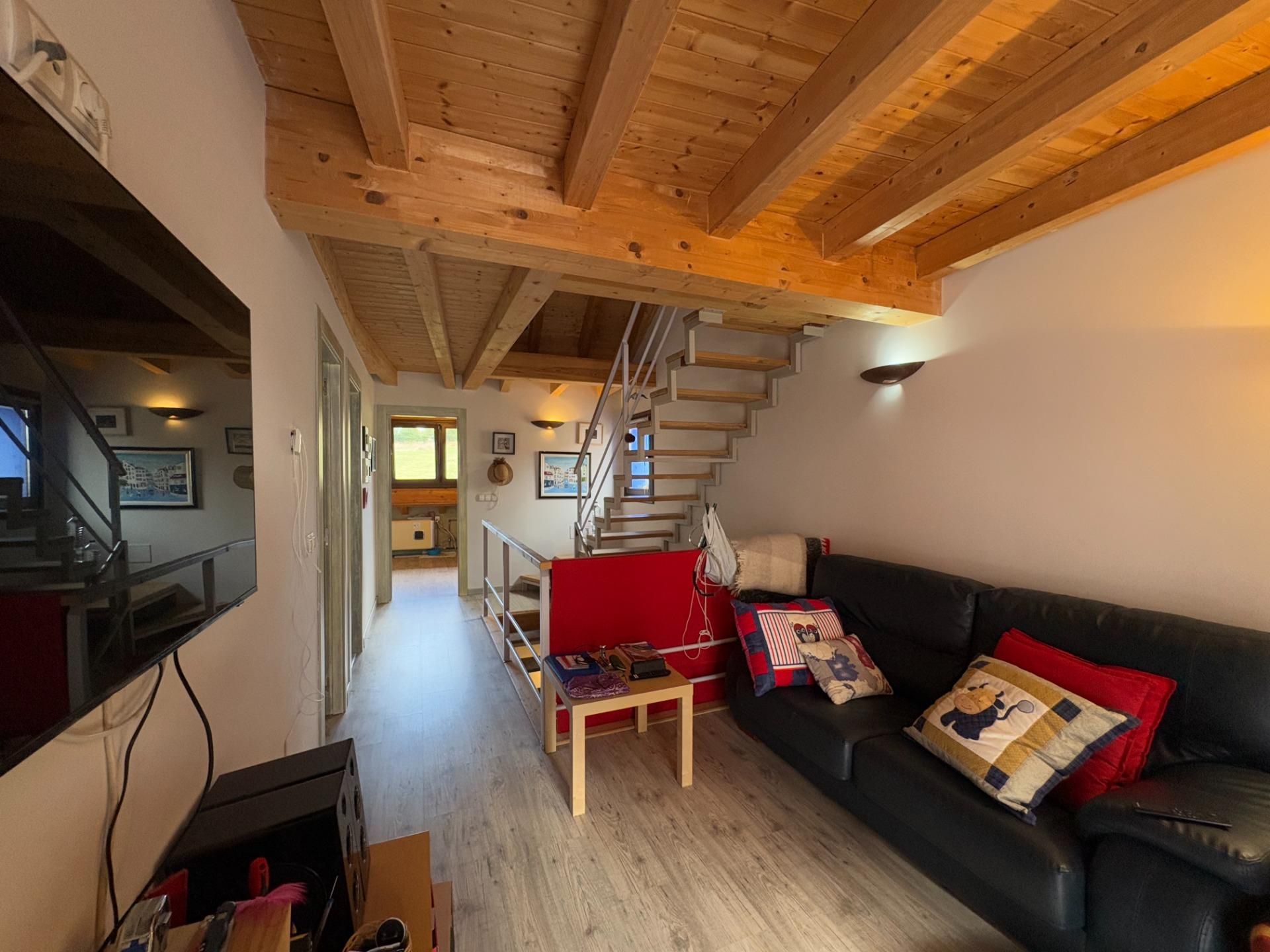 Sala de estar de Dúplex en venta en Siero con Jardín privado, Terraza y Trastero