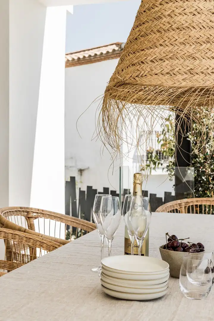 Terraza de Casa o chalet en venta en Marbella con Aire acondicionado, Jardín privado y Terraza