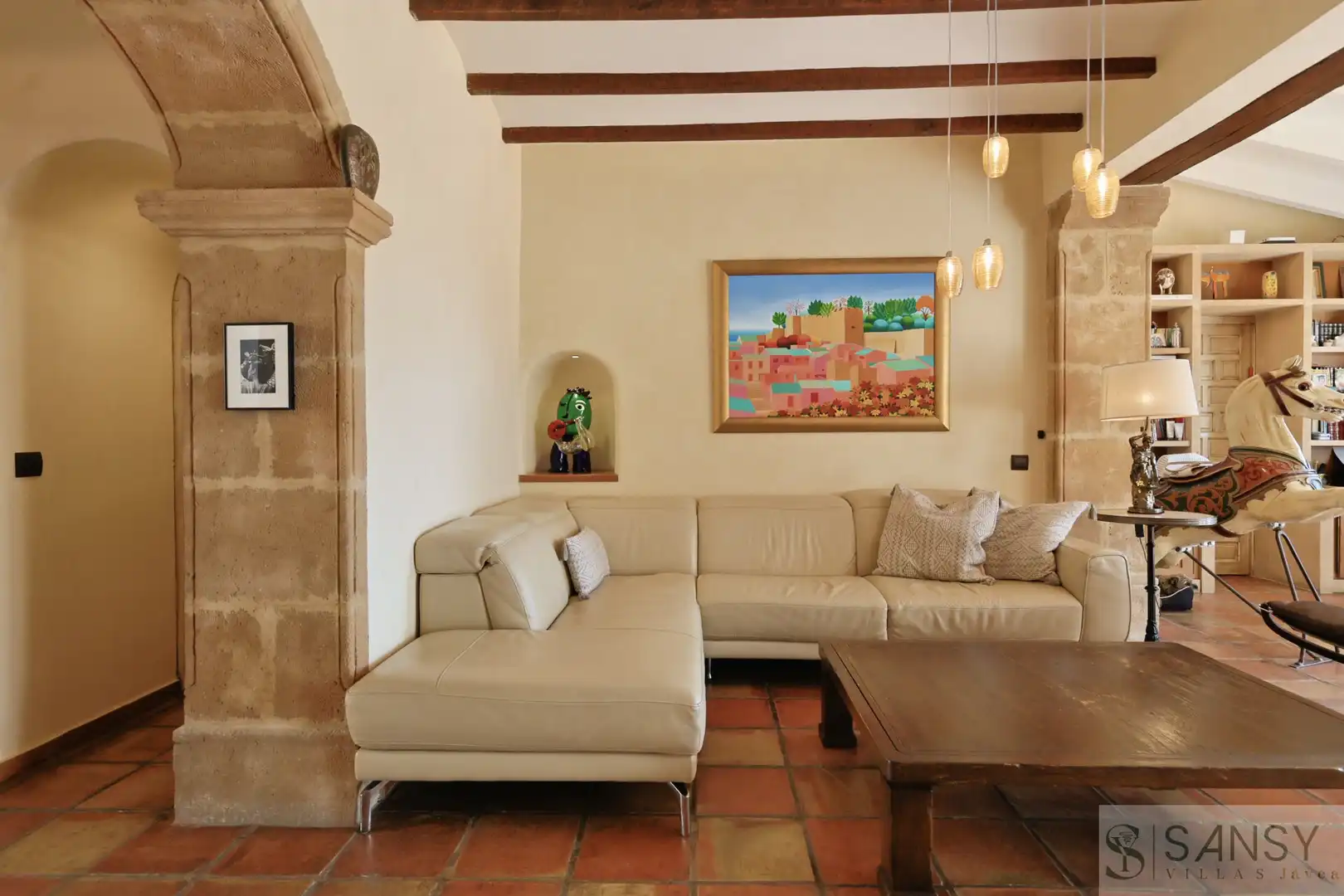 Living room of Houses for sale in Jávea / Xàbia  with Air Conditioner, Heating and Terrace