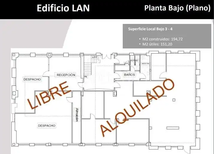 Office for rent in Leioa