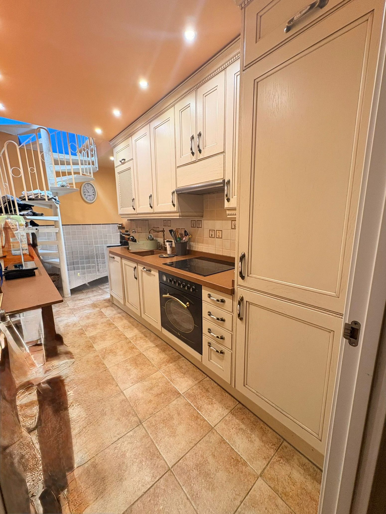 Kitchen of Flat for sale in Nájera  with Heating, Parquet flooring and Terrace