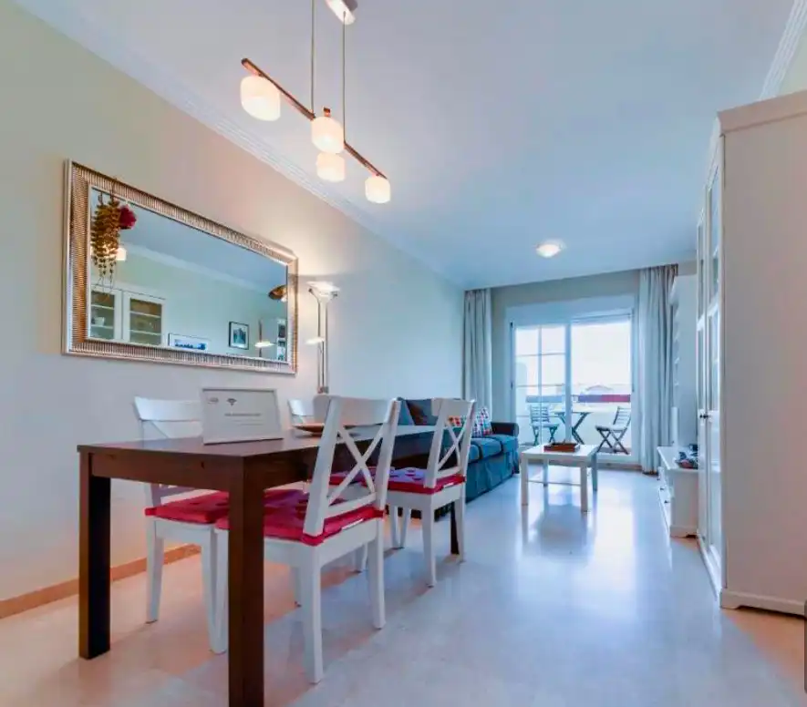 Dining room of Flat for sale in Benalmádena  with Air Conditioner, Terrace and Community pool