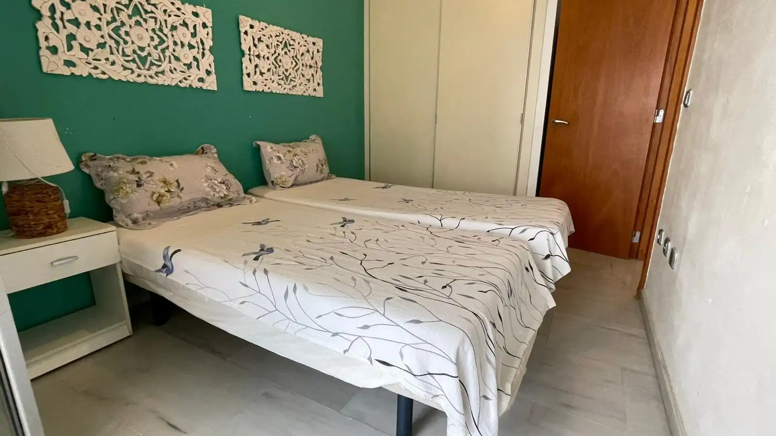 Dormitori de Apartament de lloguer en Villajoyosa / La Vila Joiosa amb Aire condicionat, Moblat i Balcó