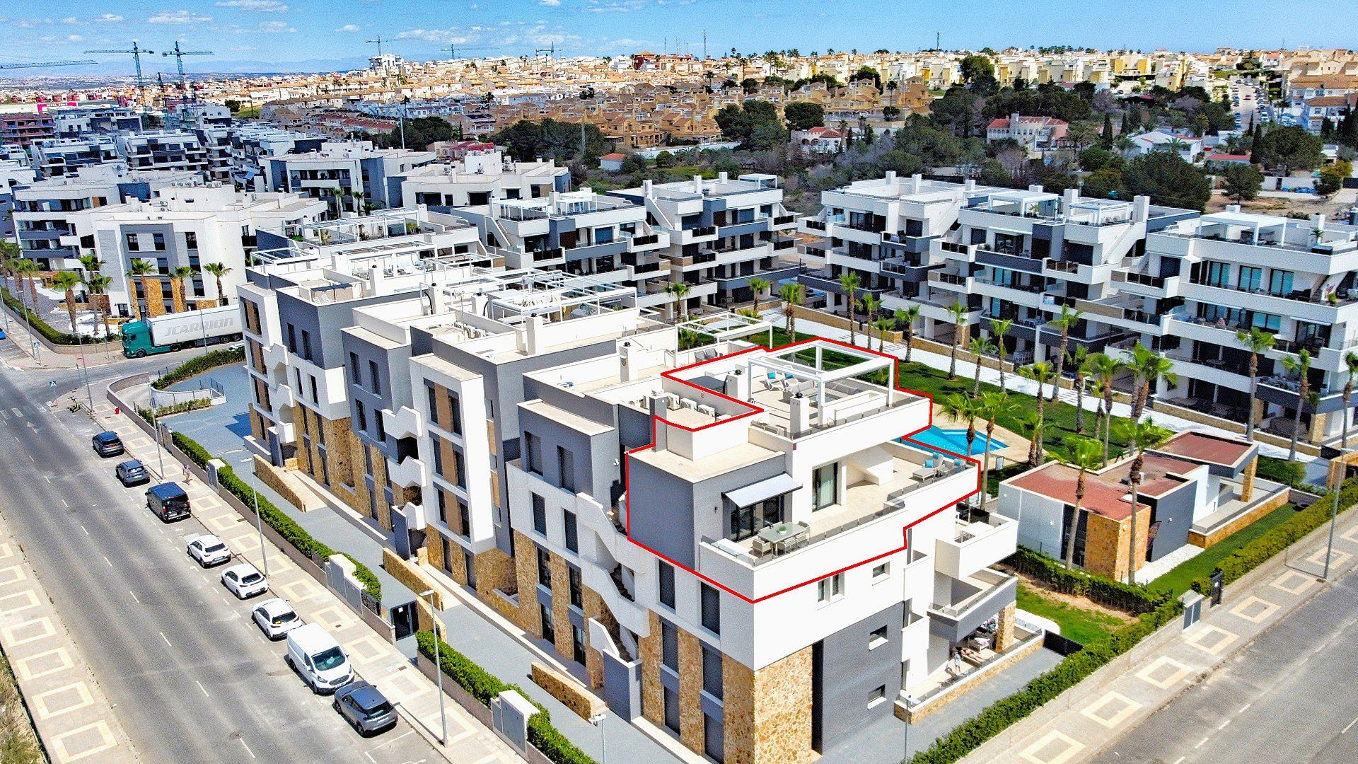 Vista exterior de Àtic en venda en Orihuela amb Calefacció, Terrassa i Traster