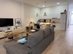 Sala de estar de Piso en venta en Las Palmas de Gran Canaria con Amueblado