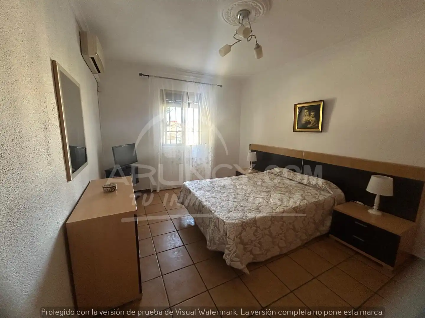 Bedroom of Flat for rent in Alcalá de Guadaira  with Air Conditioner and Furnished