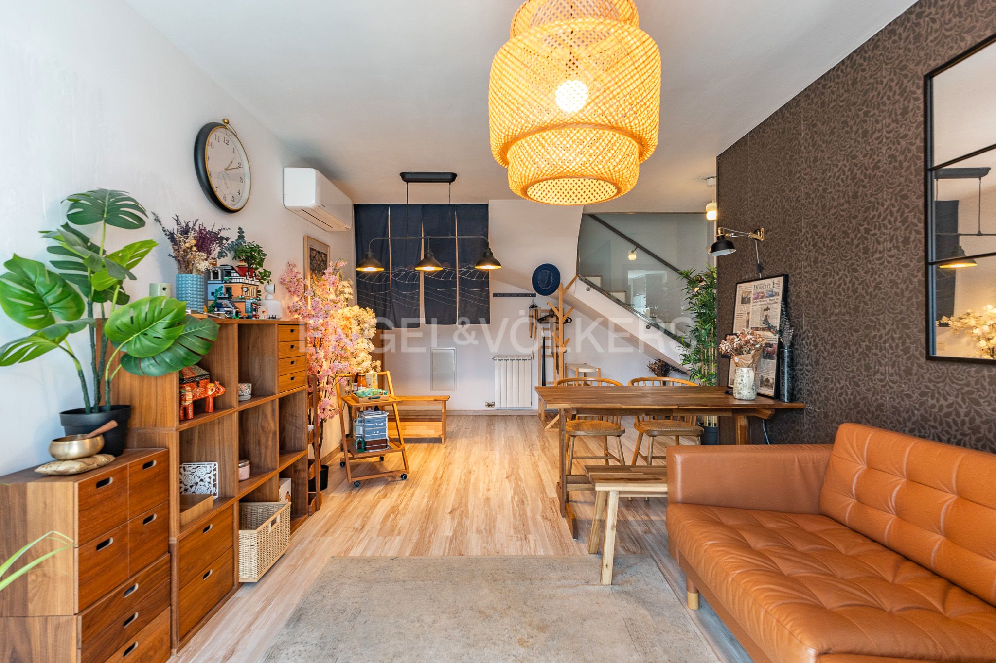 Sala d'estar de Àtic en venda en Rubí amb Aire condicionat, Calefacció i Parquet