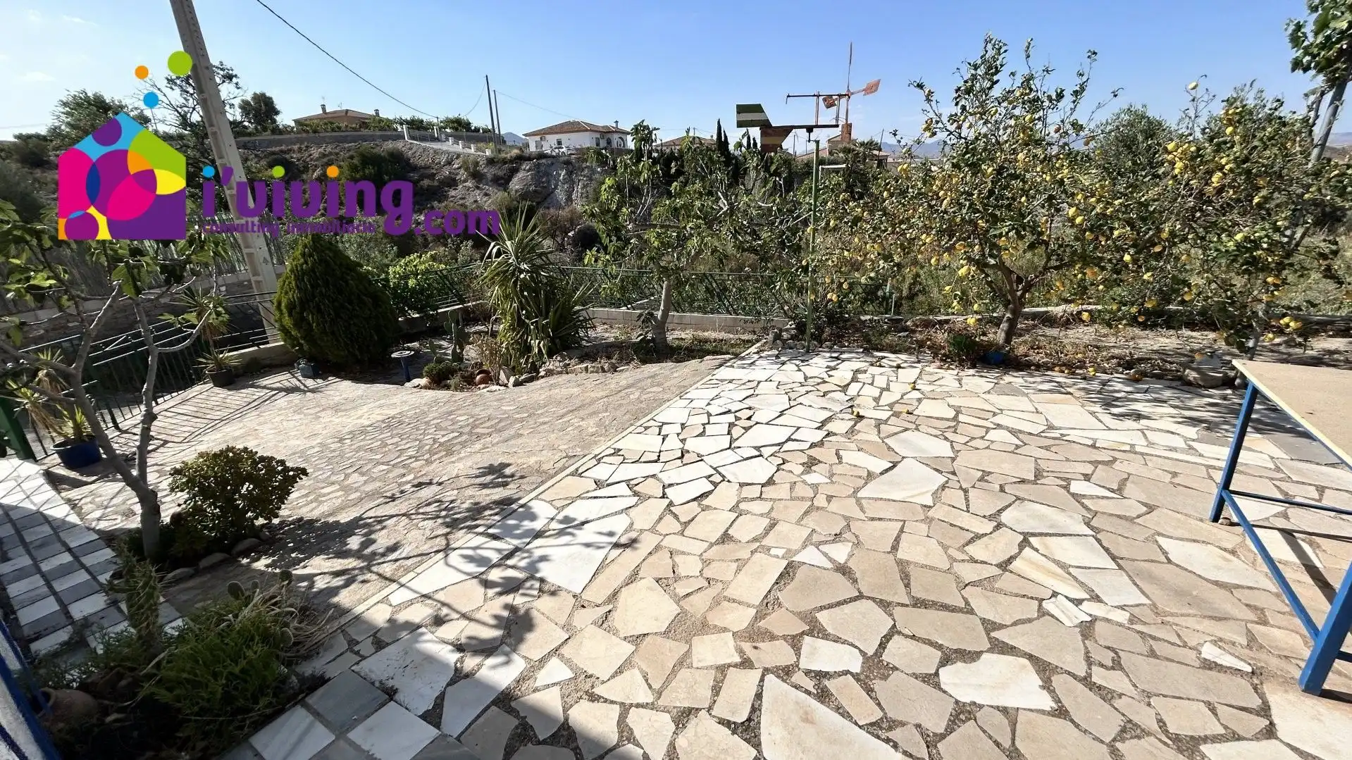 Jardín de Finca rústica de alquiler en Cantoria