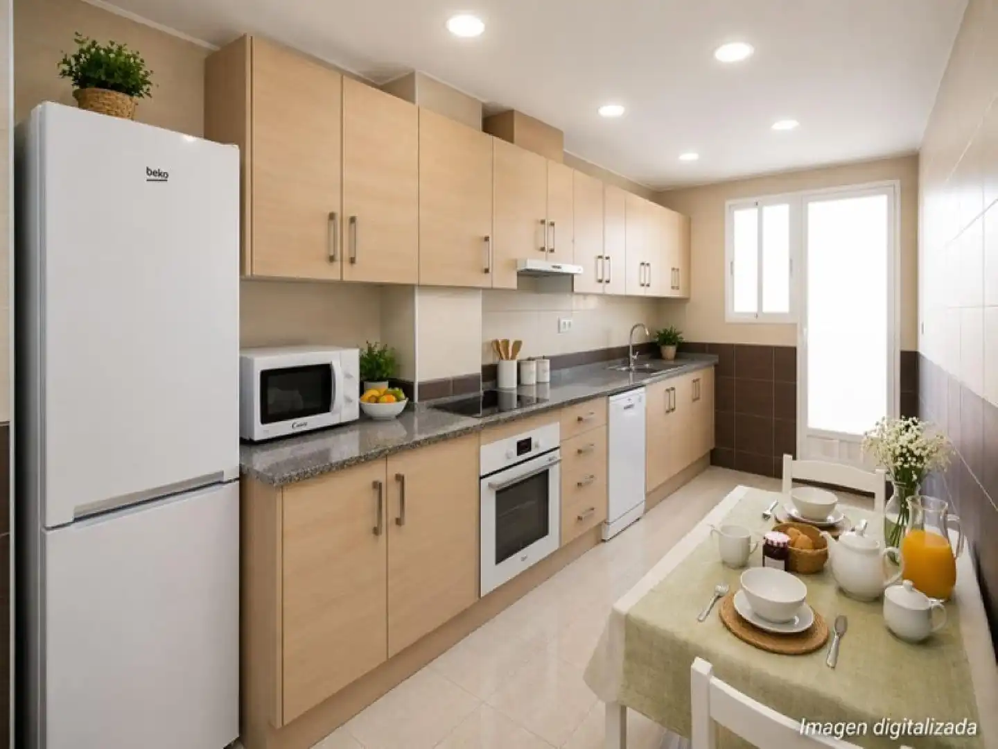 Kitchen of Flat for sale in Aspe  with Terrace