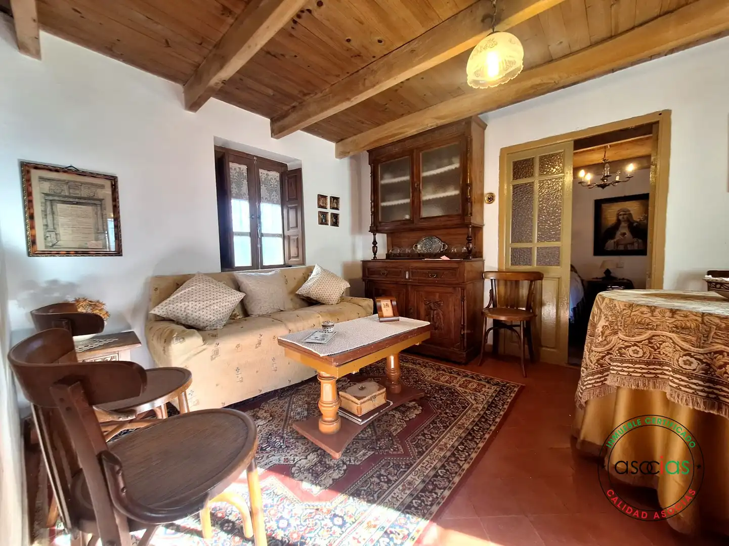 Sala d'estar de Casa o xalet en venda en Vallecillo amb Jardí privat