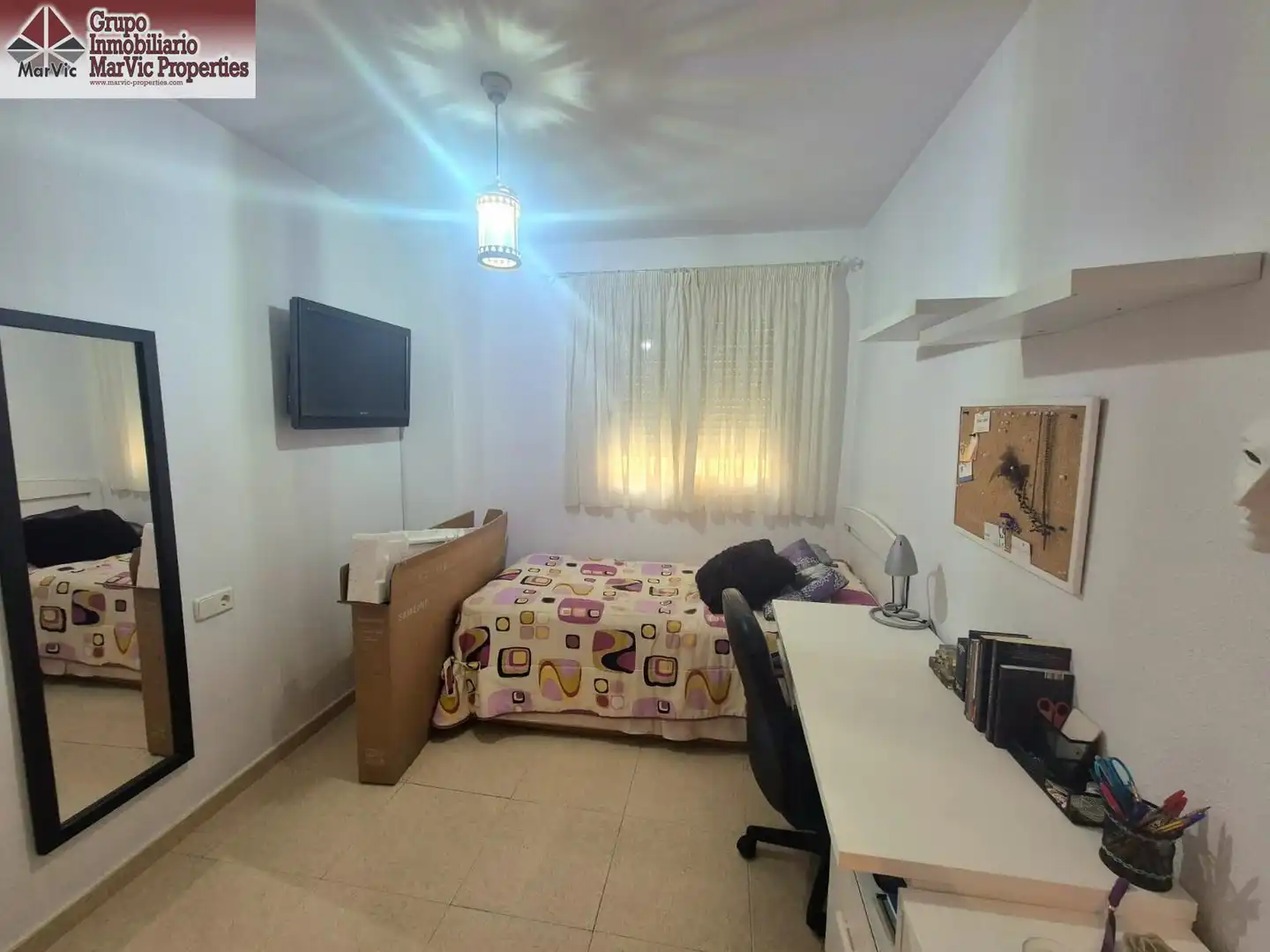 Schlafzimmer von Dachboden zum Verkauf in Villajoyosa / La Vila Joiosa mit Klimaanlage, Terrasse und Balkon