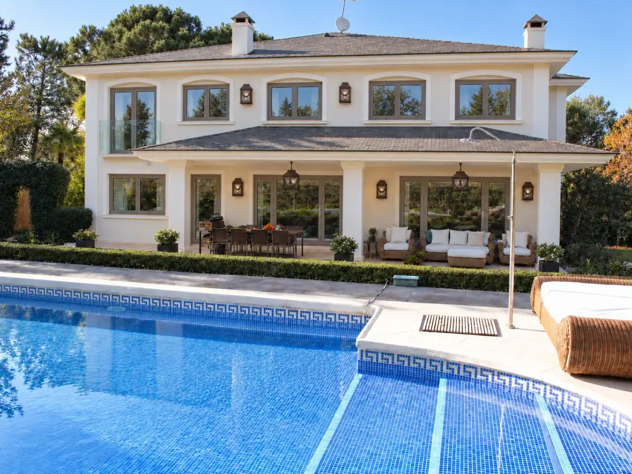 Piscina de Casa o xalet en venda en Las Lomas