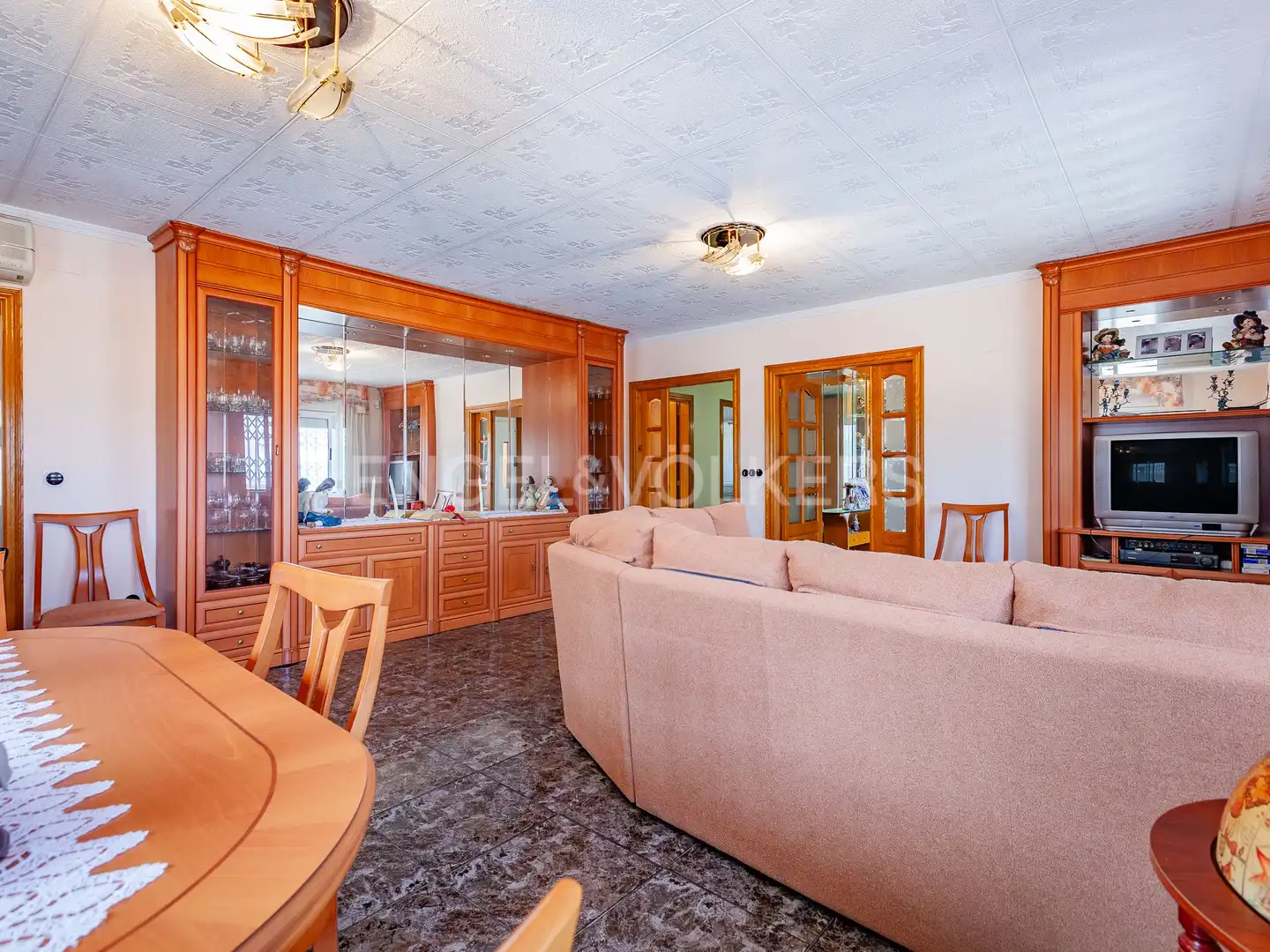 Sala de estar de Casa o chalet en venta en Terrassa con Aire acondicionado, Calefacción y Terraza