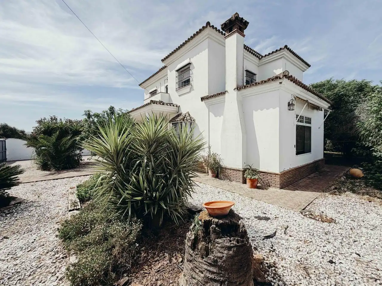 Vista exterior de Casa o chalet en venta en Arcos de la Frontera con Aire acondicionado, Jardín privado y Terraza